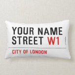 Your Name Street  Pillows (Lumbar)