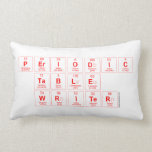 Periodic
 Table
 Writer  Pillows (Lumbar)