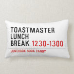 Toastmaster Lunch break  Pillows (Lumbar)