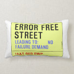 Error Free Street  Pillows (Lumbar)
