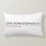 Love adam stephen  Pillows (Lumbar)