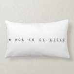 Be calm and do science  Pillows (Lumbar)