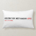Köszöntjük Mótvánban  Pillows (Lumbar)