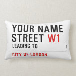 Your Name Street  Pillows (Lumbar)