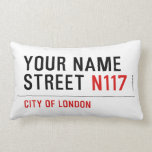Your Name Street  Pillows (Lumbar)