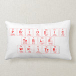 Periodic Table Writer  Pillows (Lumbar)