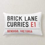 brick lane  curries  Pillows (Lumbar)
