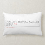 ITUMELENG MOKOENA MASULUKE  Street  Pillows (Lumbar)