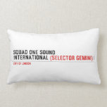 SQUAD ONE SOUND INTERNATIONAL  Pillows (Lumbar)