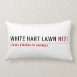 white hart lawn  Pillows (Lumbar)