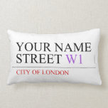 Your Name Street  Pillows (Lumbar)