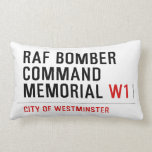 raf bomber command memorial  Pillows (Lumbar)