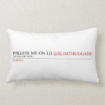 FOLLOW ME ON I.G  Pillows (Lumbar)