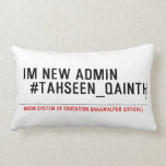 Im new Admin   #Tahseen_Qainth   Pillows (Lumbar)