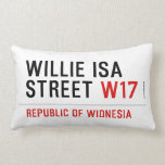 willie isa Street  Pillows (Lumbar)