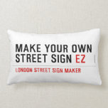 make your own street sign  Pillows (Lumbar)