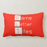 Game
 Letter
 Tiles  Pillows (Lumbar)