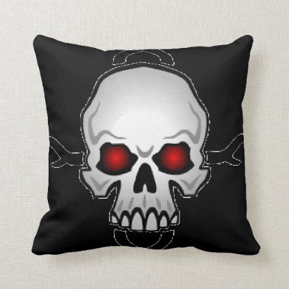 pillows skulls