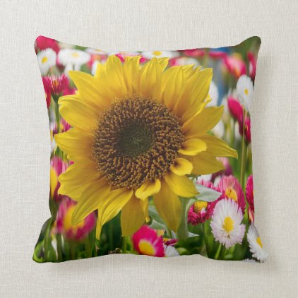 pillows sunflowers