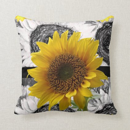 pillows sunflowers