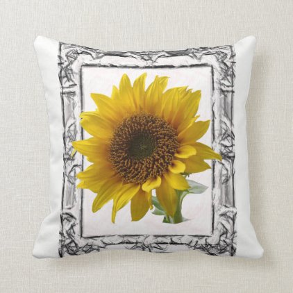 pillows sunflowers