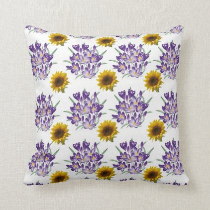 pillows sunflowers