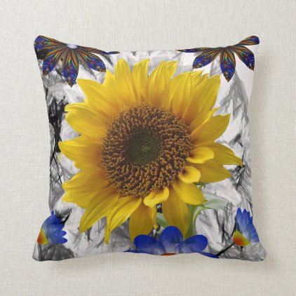 pillows sunflowers