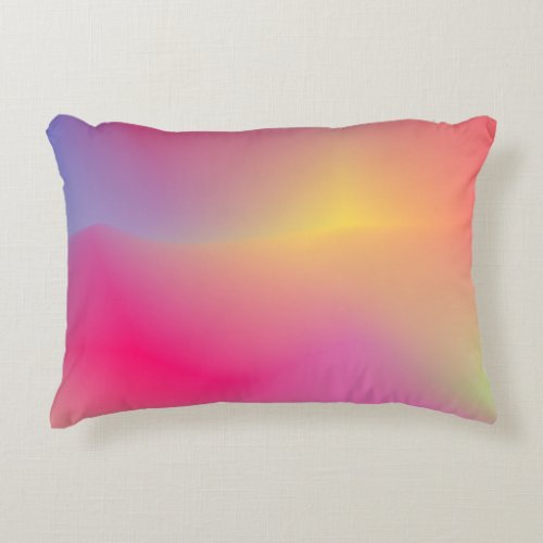 Pillows with colorful colors colorful design