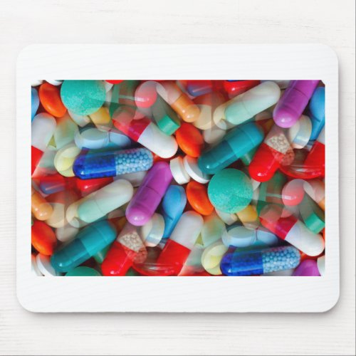 pills drugs mouse pad