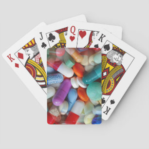 pills drugs poker cards