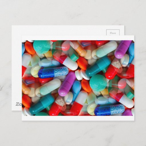 pills drugs postcard | Zazzle