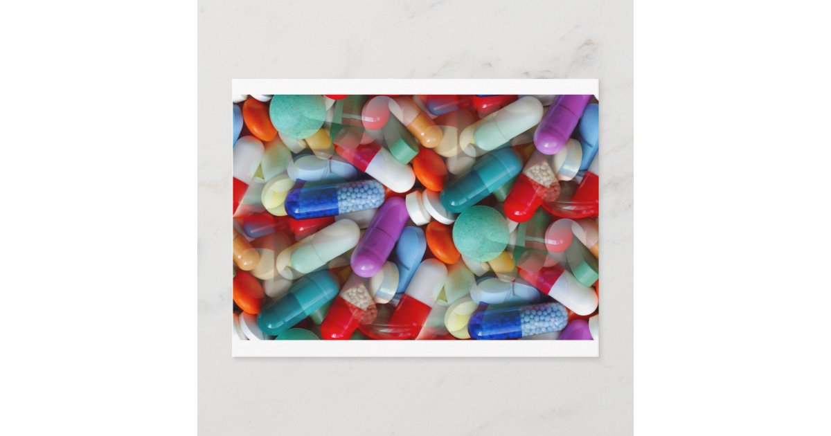 pills drugs postcard | Zazzle
