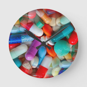 pills drugs round clock