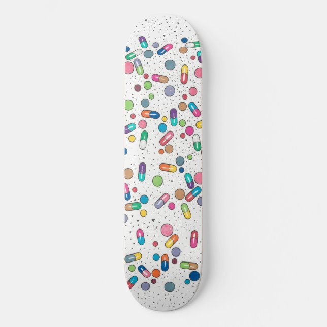 Pills Skateboard Deck (Front)
