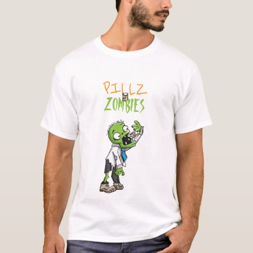 Pillz vs Zombies T_Shirt