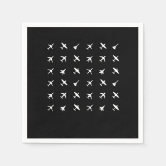 Pilot Aircraft Flying Aviator Flight Engineers Pla Napkins