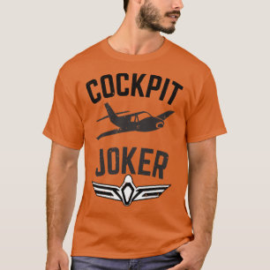 Pilot Airplane Aviator Cockpit Flying Fun T-Shirt