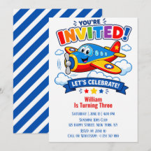 Pilot Airplane Boy | 3rd Birthday Plane Party