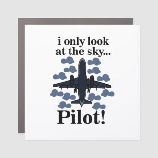 Pilot Airplane I Only Look At The Sky Pilot