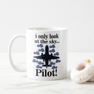Pilot Airplane I Only Look At The Sky Pilot