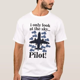 Pilot Airplane I Only Look At The Sky Pilot