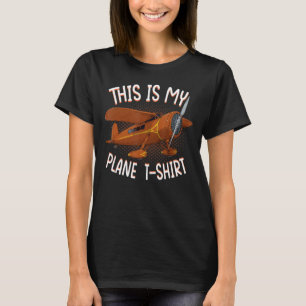 Pilot Airplane This is my Plane T-Shirt