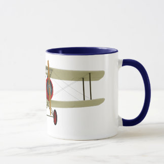 Pilot and Biplane Mug