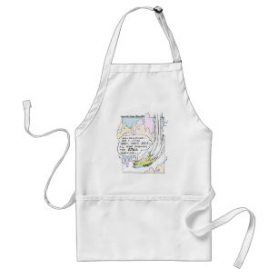 Pilot April Fools Cartoon Funny Gifts & Tees Adult Apron