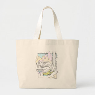Pilot April Fools Cartoon Funny Gifts & Tees Large Tote Bag