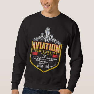 Pilot Aviation Aircraft Mechanic Flight Instructor Sweatshirt