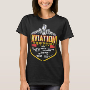 Pilot Aviation Aircraft Mechanic Flight Instructor T-Shirt