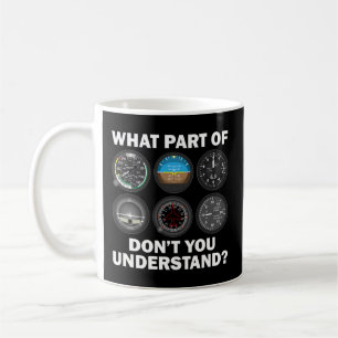 Pilot Aviation Airline Pilot Instruments Coffee Mug
