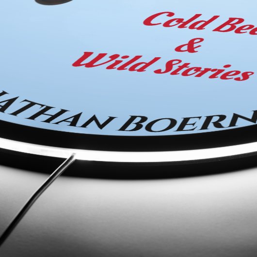 Pilot Aviation Airplane Lounge Pub Bar LED Sign (Edge)