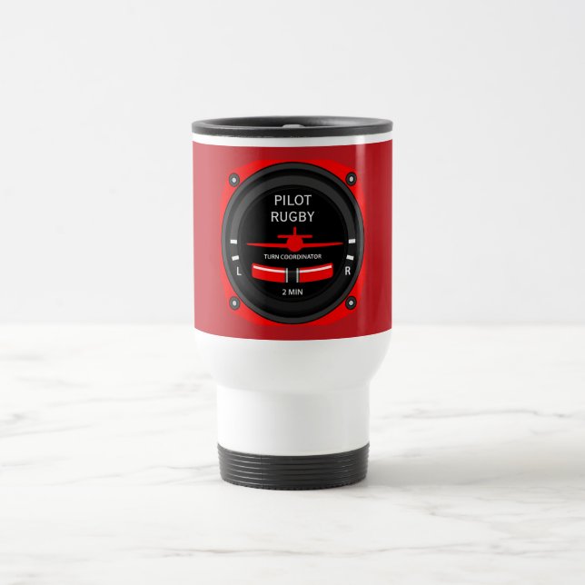 Pilot Aviation Geek Travel Mug (Center)